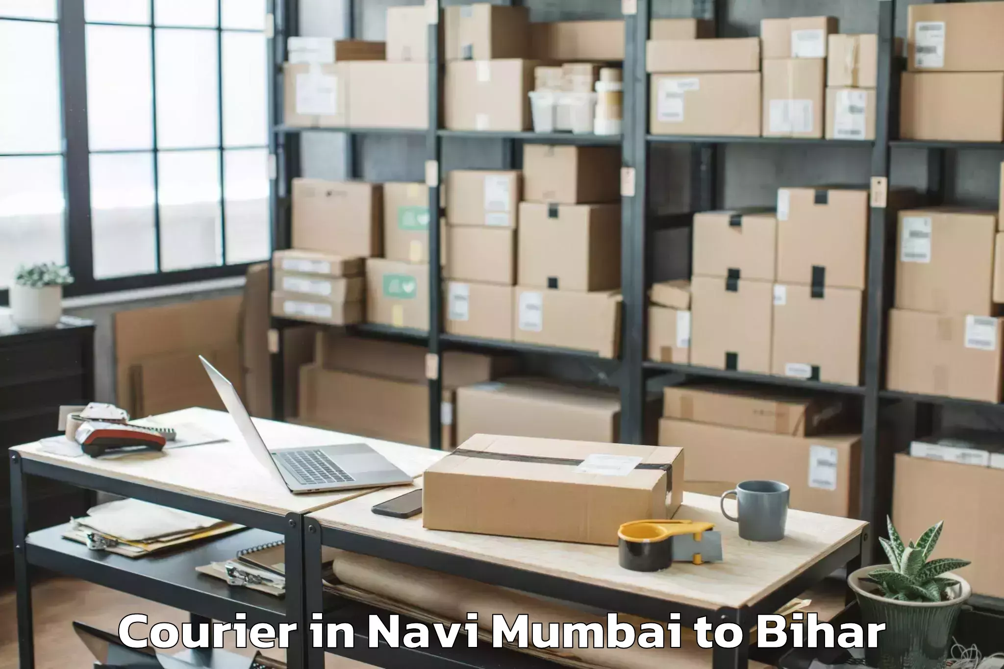 Discover Navi Mumbai to Barharia Courier